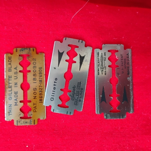 Antique Gillette Gold Tone Safety Razor In Original Case With Metal Razor Box - Picture 7 of 14